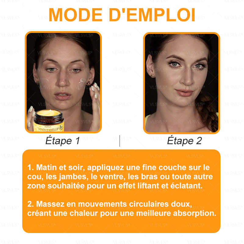 Fabriqué et expédié de France 👑👑👑Crème complète au Venin d’Abeille VLSVLS® 🔥 DERNIER JOUR -80%