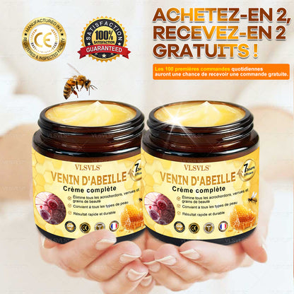 Fabriqué et expédié de France 👑👑👑Crème complète au Venin d’Abeille VLSVLS® 🔥 DERNIER JOUR -80%